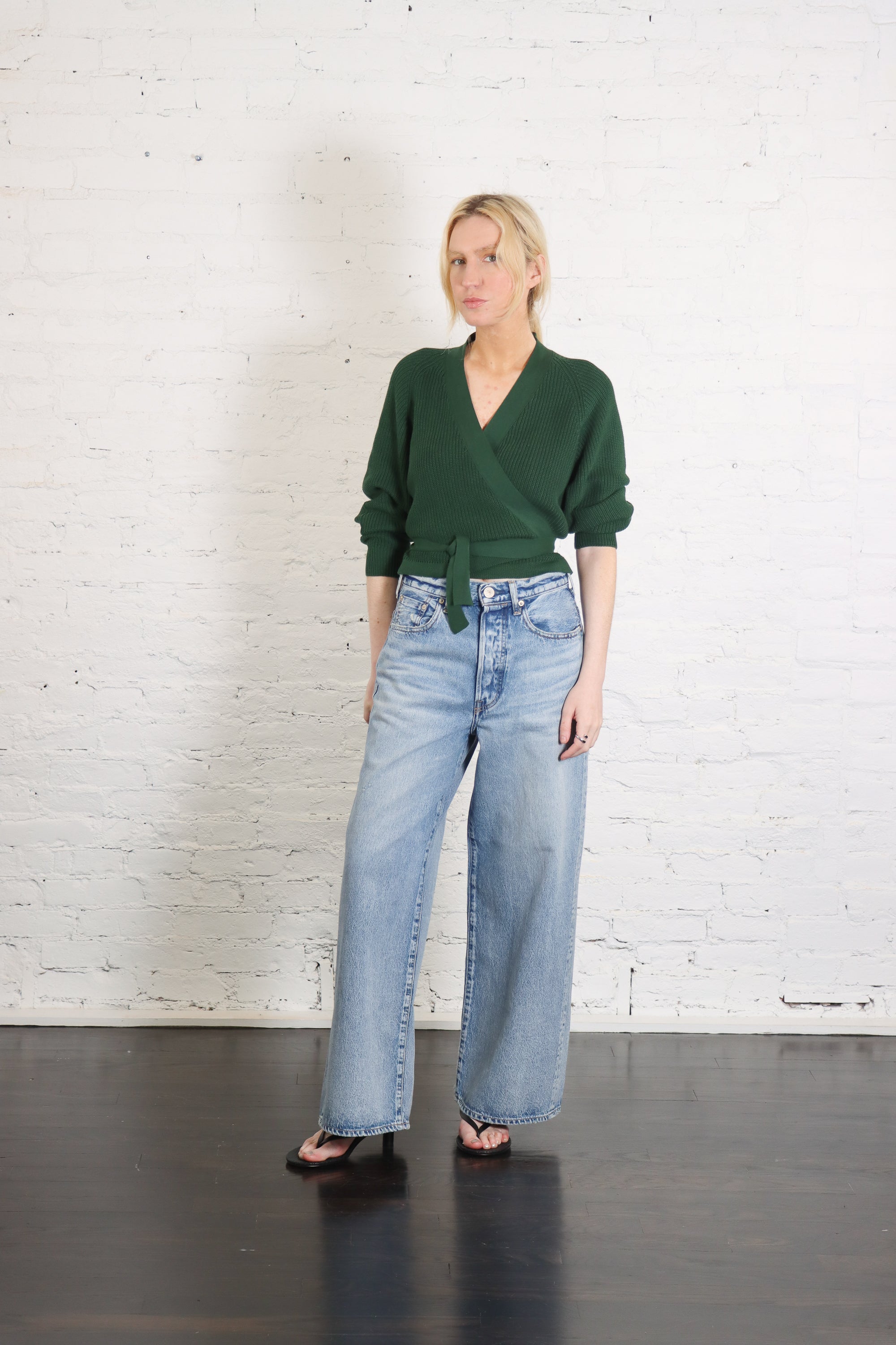 Composure Cardigan in Forest by Kowtow-Kowtow-Idlewild-Cincinnati