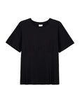 Contour Tee in Black by Kowtow-Tops-Kowtow-Idlewild