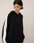 Contrast Hoodie in Black by Kowtow-Tops-Kowtow-Idlewild