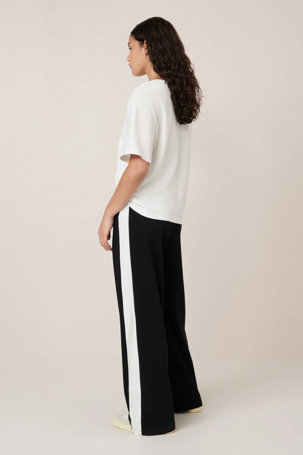 Contrast Track Pant in Black by Kowtow-Bottoms-Kowtow-Idlewild