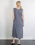 Cotton Zigzag Dress in Gray by Pleats Please Issey Miyake-Pleats Please Issey Miyake-Idlewild-Cincinnati