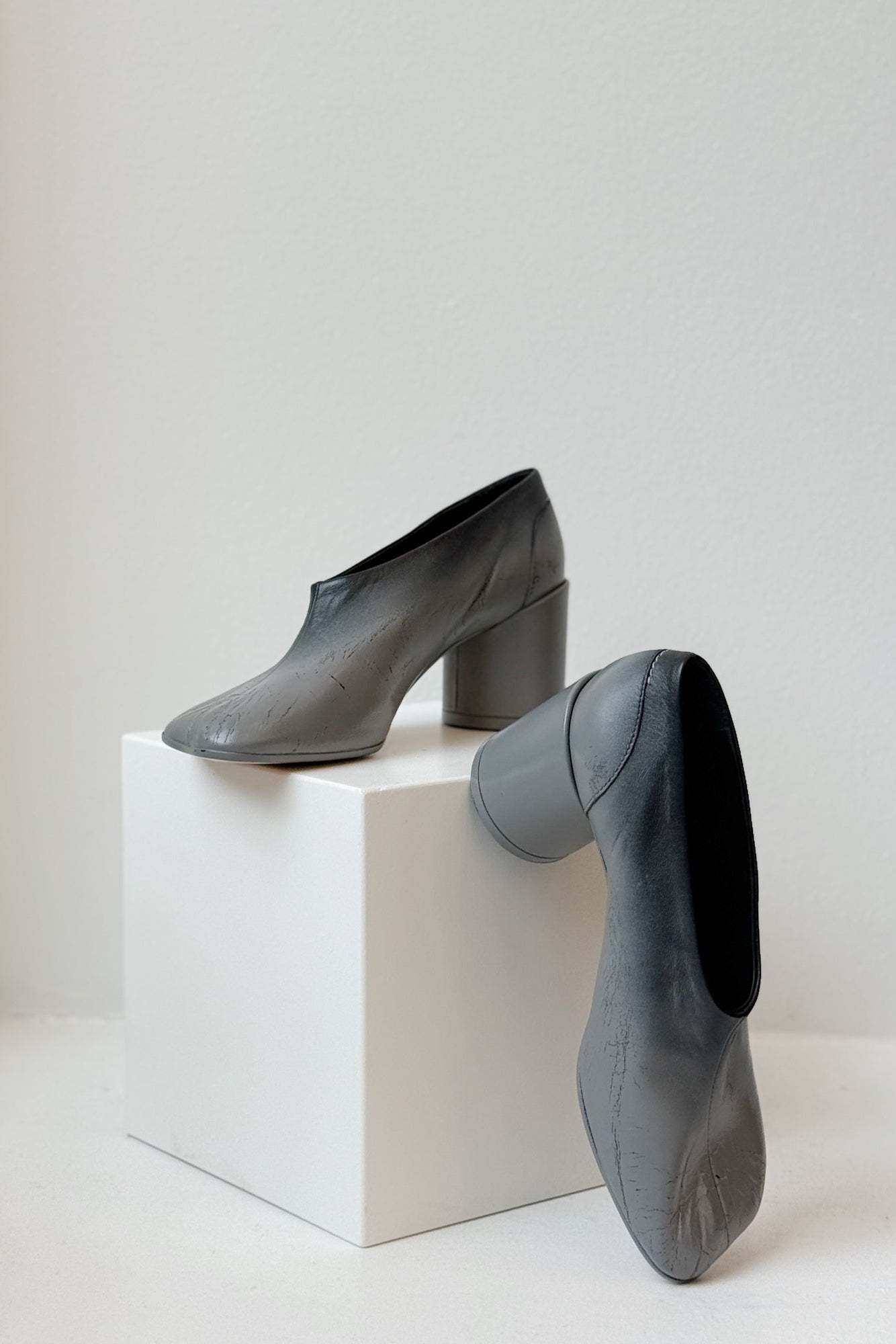 Court Shoe in Painted Slate by MM6 Maison Margiela-Idlewild-Idlewild
