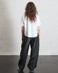 Crispy Nylon Winslow Pant in Black by Tibi-Tibi-Idlewild