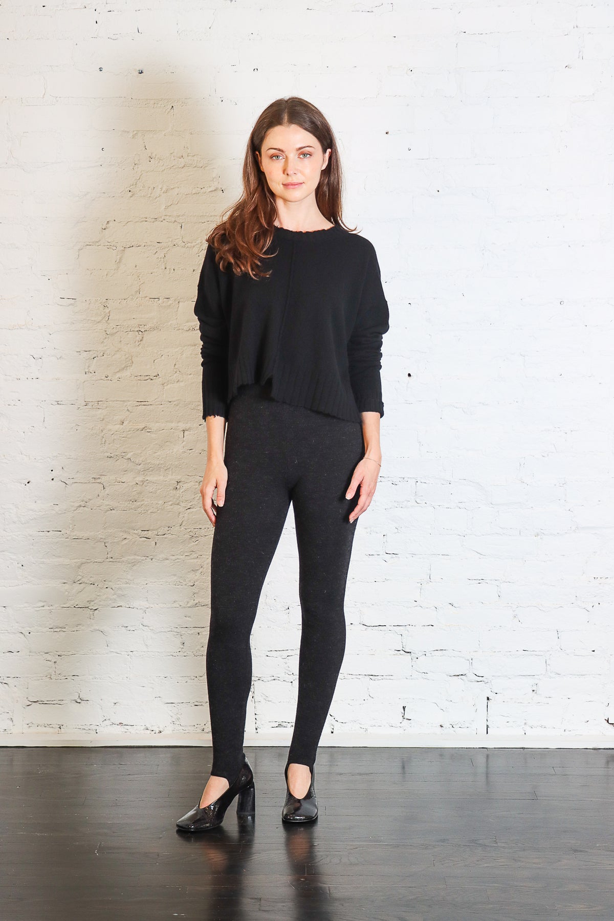 Crop Boxy Pullover in Black by Serien°umerica-Serien°umerica-Idlewild-Cincinnati