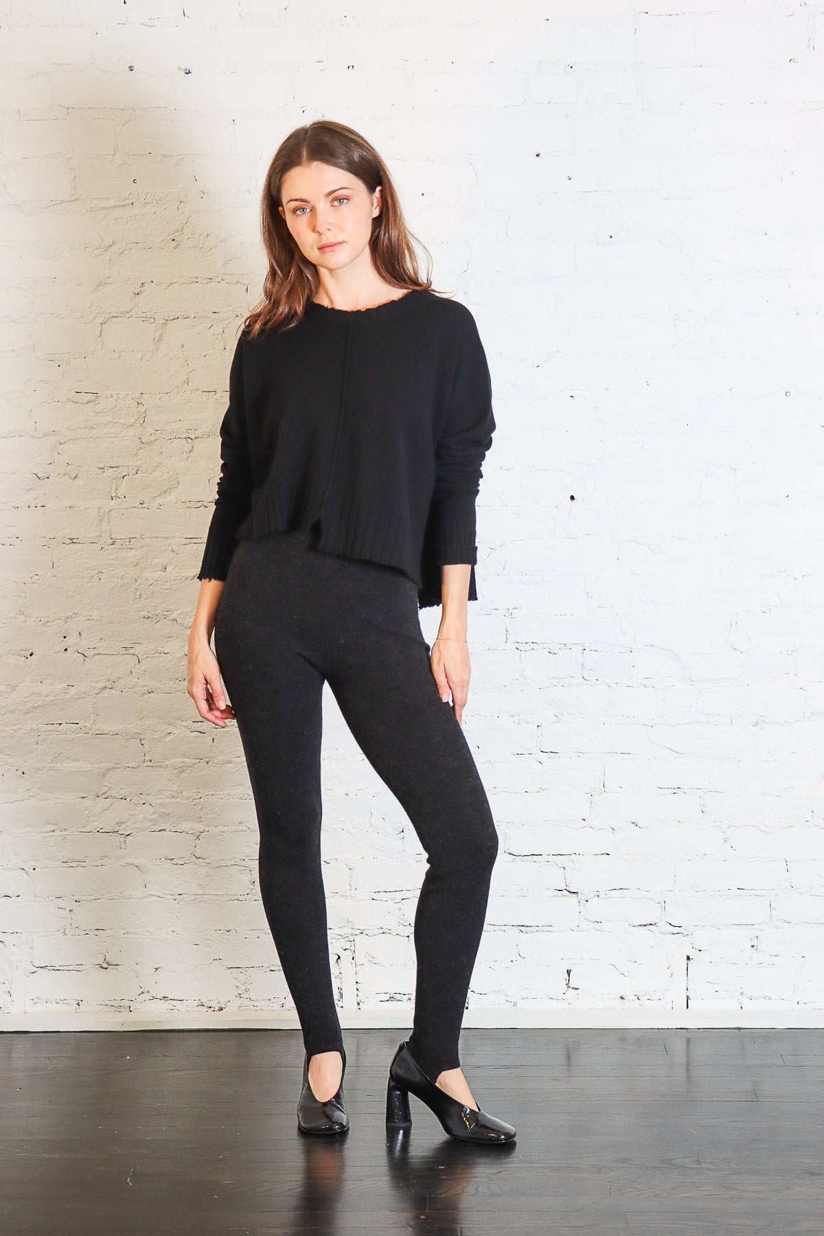 Crop Boxy Pullover in Black by Serien°umerica-Serien°umerica-Idlewild-Cincinnati