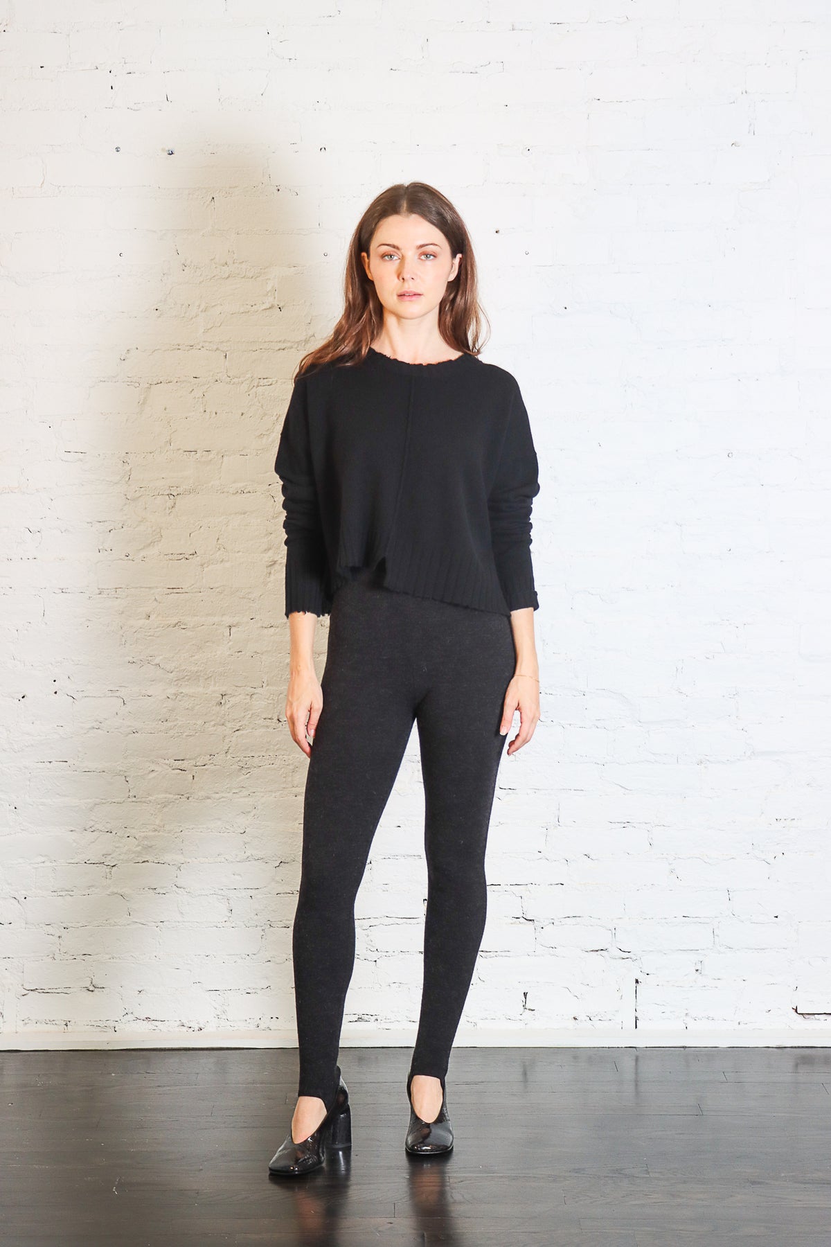 Crop Boxy Pullover in Black by Serien°umerica-Serien°umerica-Idlewild-Cincinnati