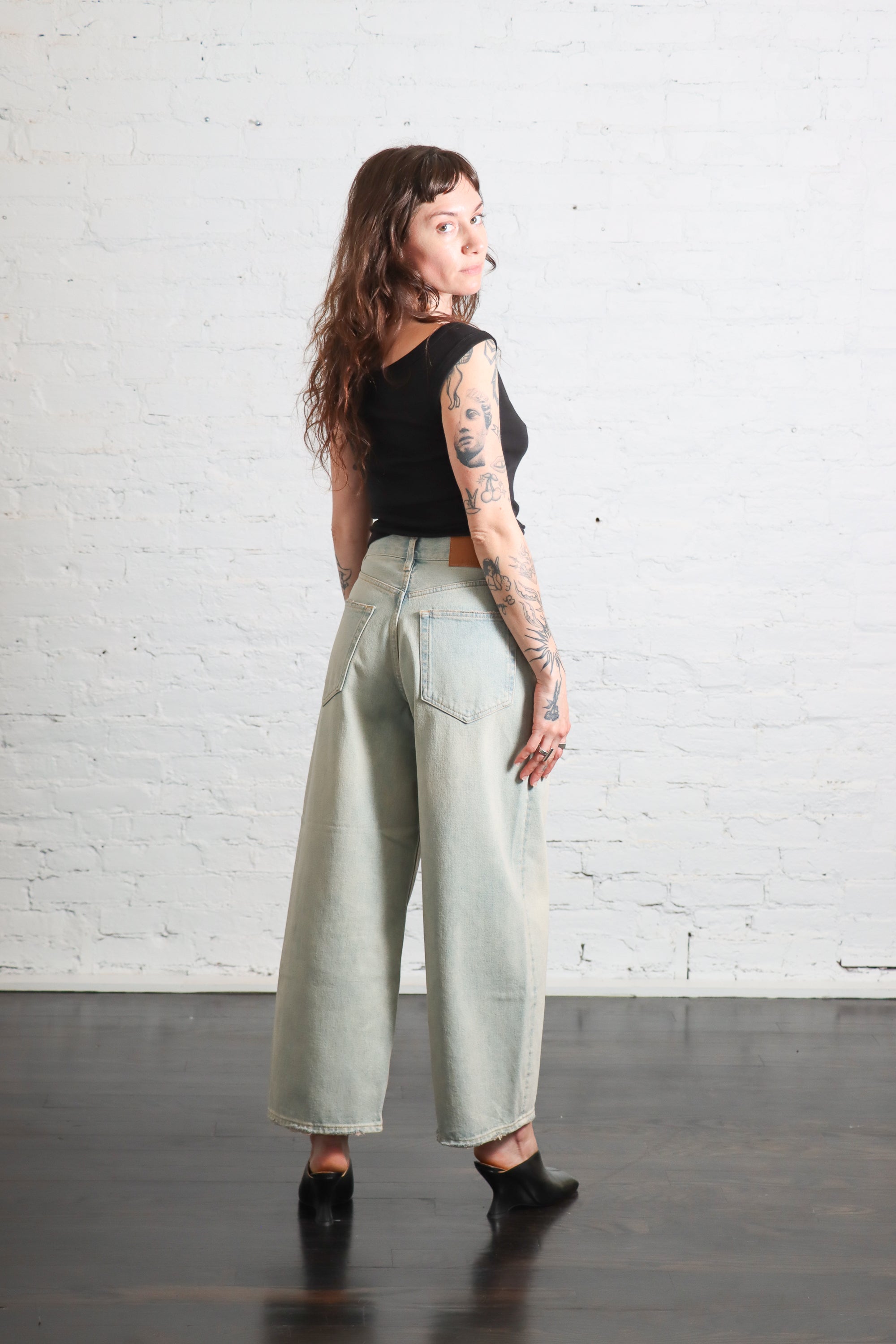 Cropped Roomy Jean in Geyser Blue by 6397-6397-Idlewild-Cincinnati