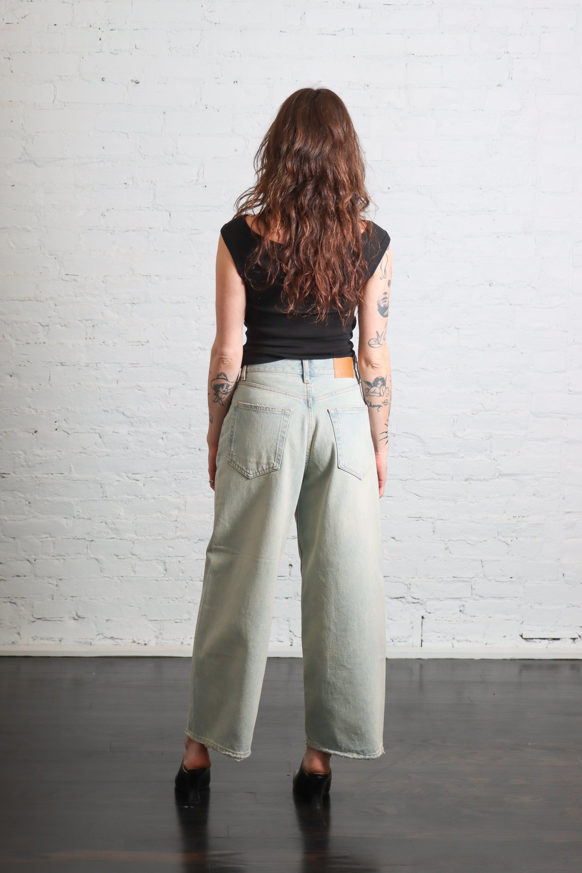 Cropped Roomy Jean in Geyser Blue by 6397-6397-Idlewild-Cincinnati