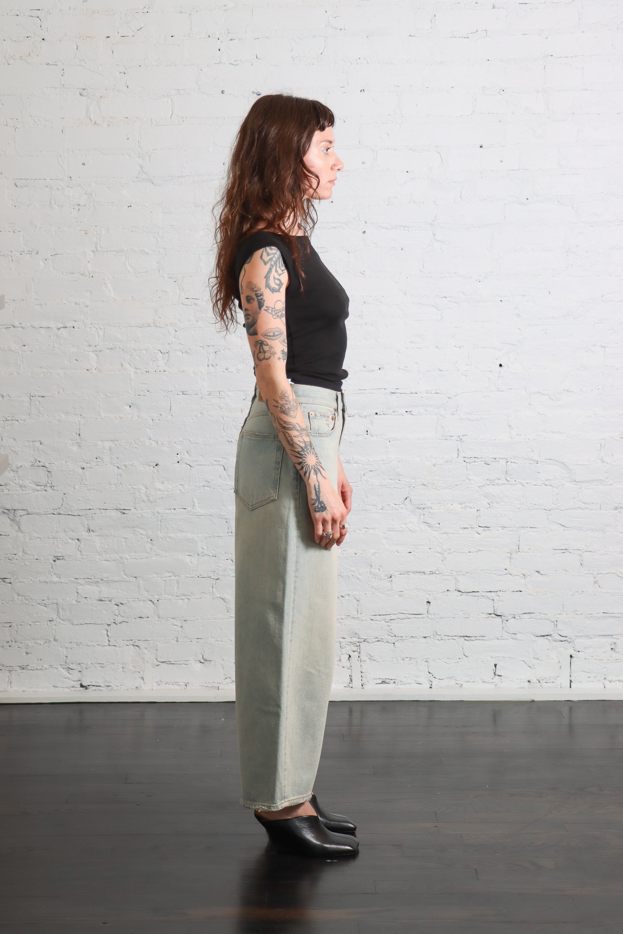 Cropped Roomy Jean in Geyser Blue by 6397-6397-Idlewild-Cincinnati