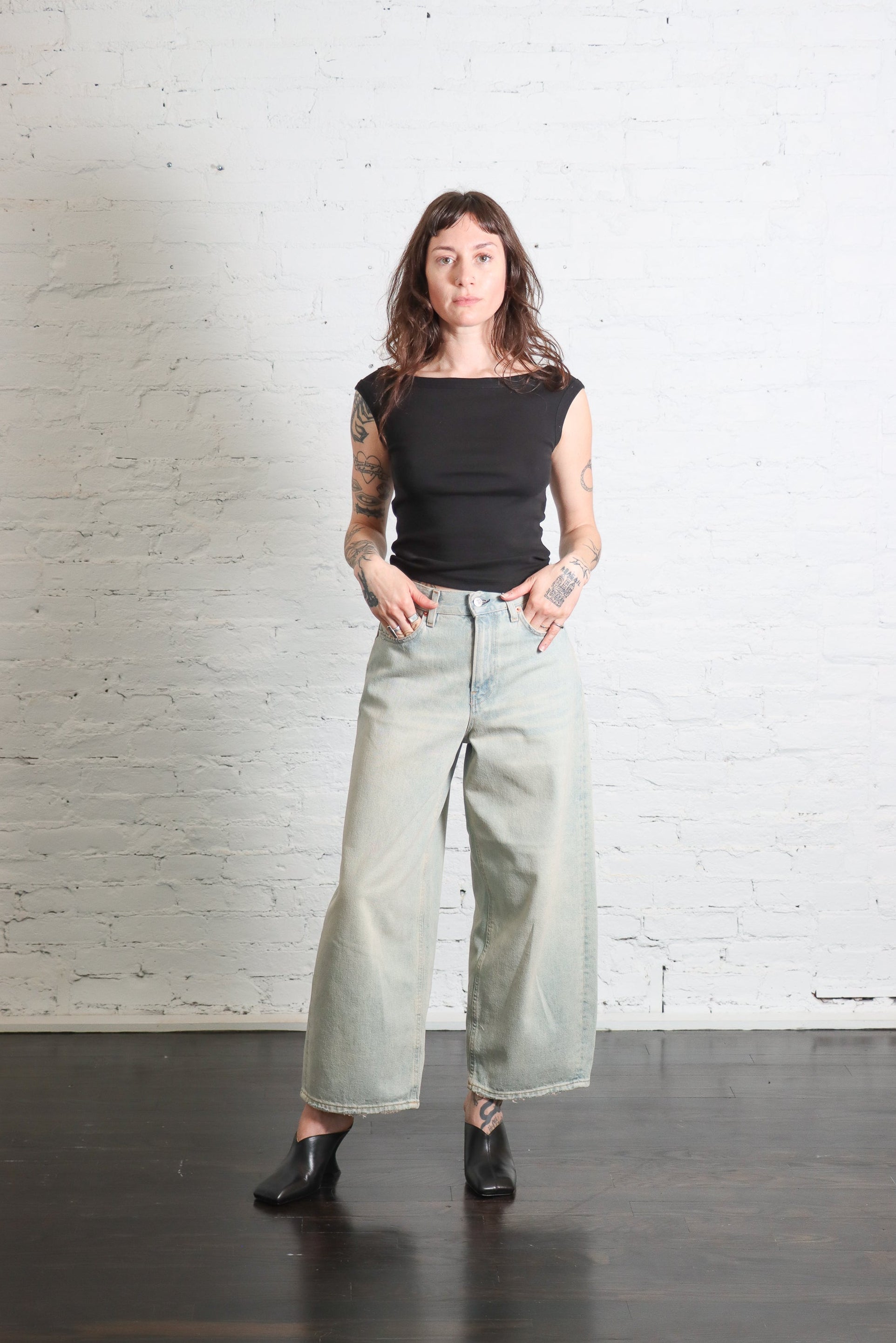 Cropped Roomy Jean in Geyser Blue by 6397-6397-Idlewild-Cincinnati