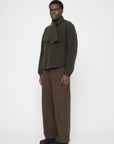 Cross Scarf in Dark Olive by 7115 by Szeki-7115 by Szeki-Idlewild-Cincinnati