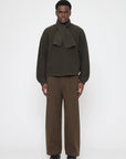 Cross Scarf in Dark Olive by 7115 by Szeki-7115 by Szeki-Idlewild-Cincinnati