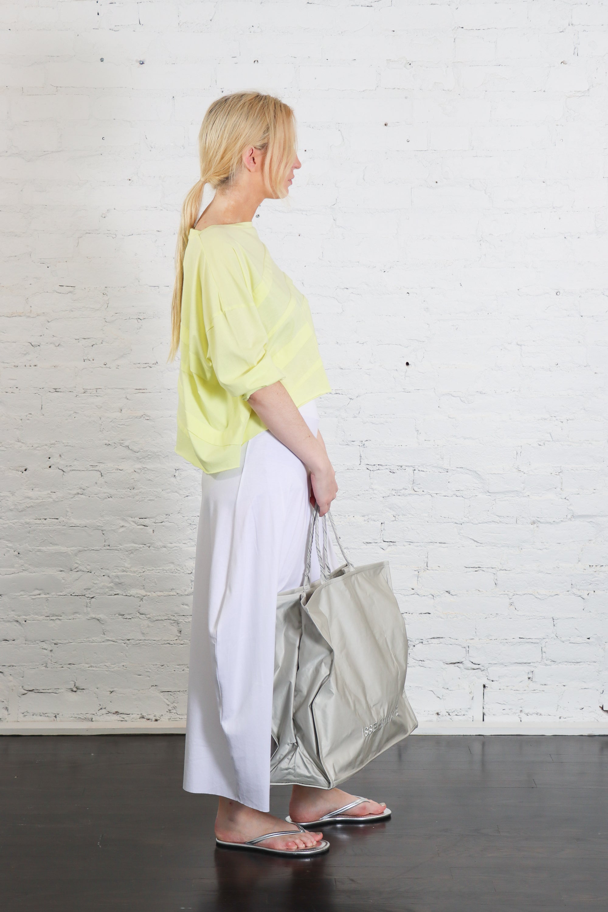 Crumpable Bag in Grey by Issey Miyake-Issey Miyake-Idlewild-Cincinnati