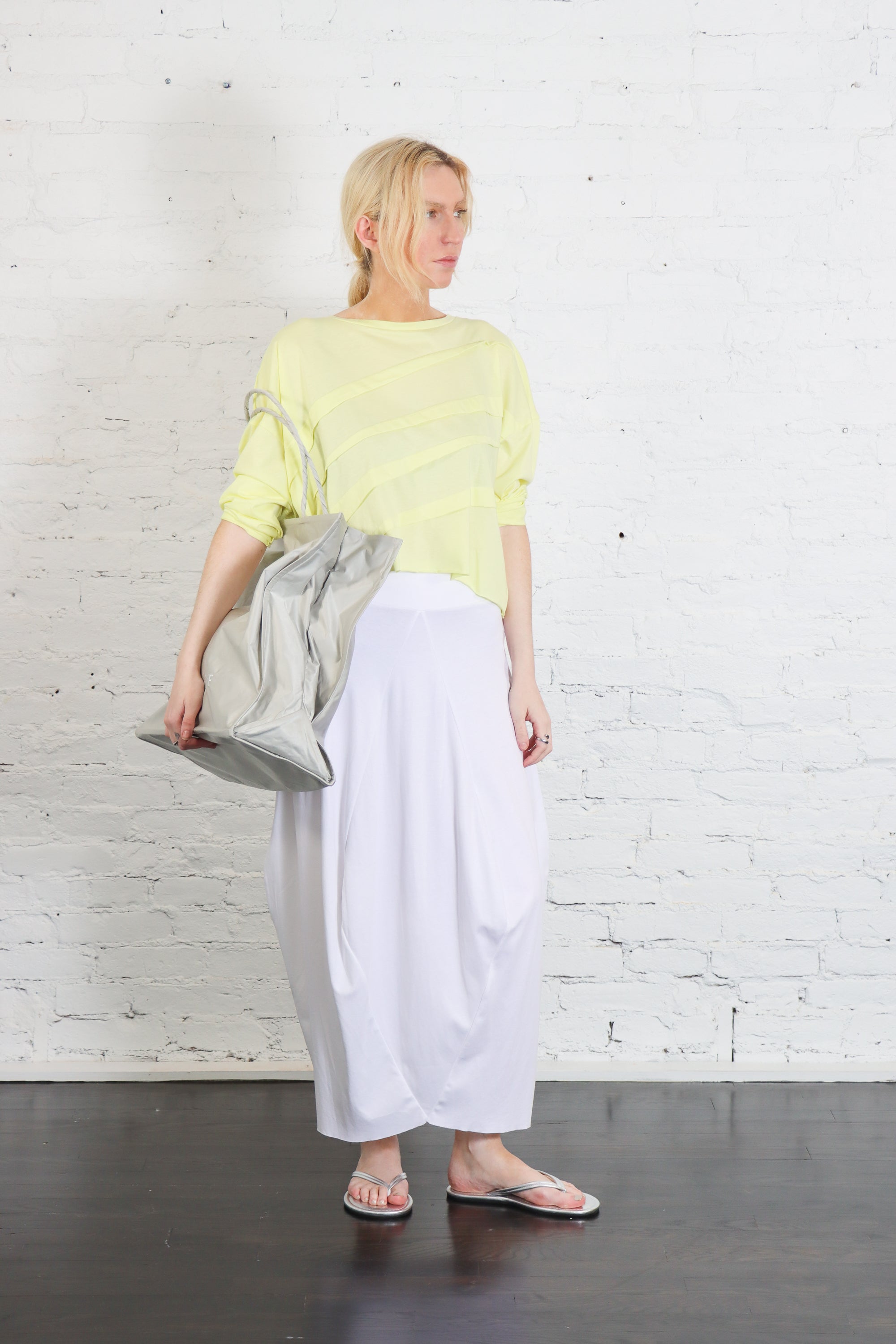 Crumpable Bag in Grey by Issey Miyake-Issey Miyake-Idlewild-Cincinnati