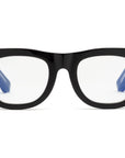 D28 Readers in Gloss Black & Vodka by Caddis-Accessories-Caddis Eyewear-Idlewild