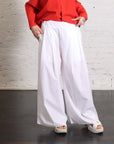Dalla Clara Pants in White by Labo.Art-Labo.Art-Idlewild