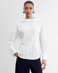 Dallbey Top in White by Rachel Comey-Rachel Comey-Idlewild-Cincinnati