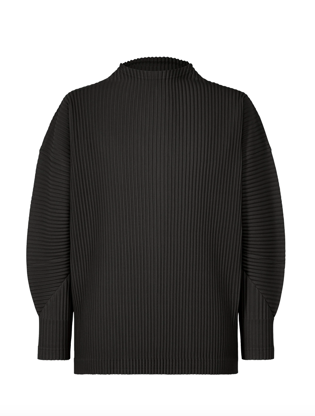 December Monthly Colors Shirt in Black by Homme Plissé Issey Miyake-Tops-Homme Plissé Issey Miyake-Idlewild