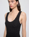 Dimension Tank Maxi Dress in Black by Enza Costa-Enza Costa-Idlewild