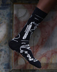Doodle Socks in Black Doodle by Henrik Vibskov-Henrik Vibskov-Idlewild-Cincinnati