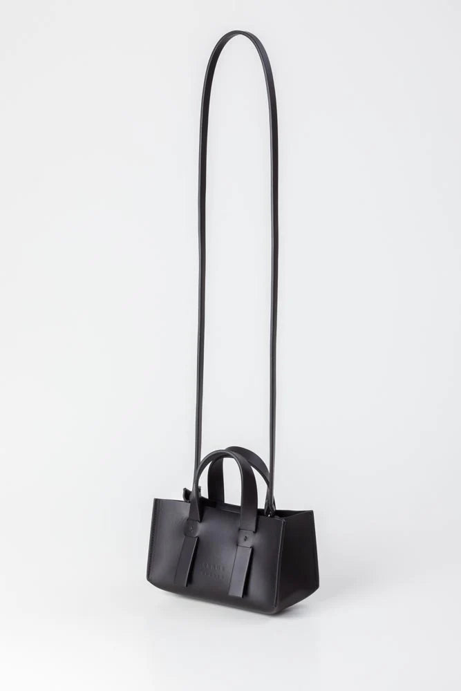 Doppio Cubo Mini Handbag in Black by Arrhe Studio-Arrhe Studio-Idlewild-Cincinnati