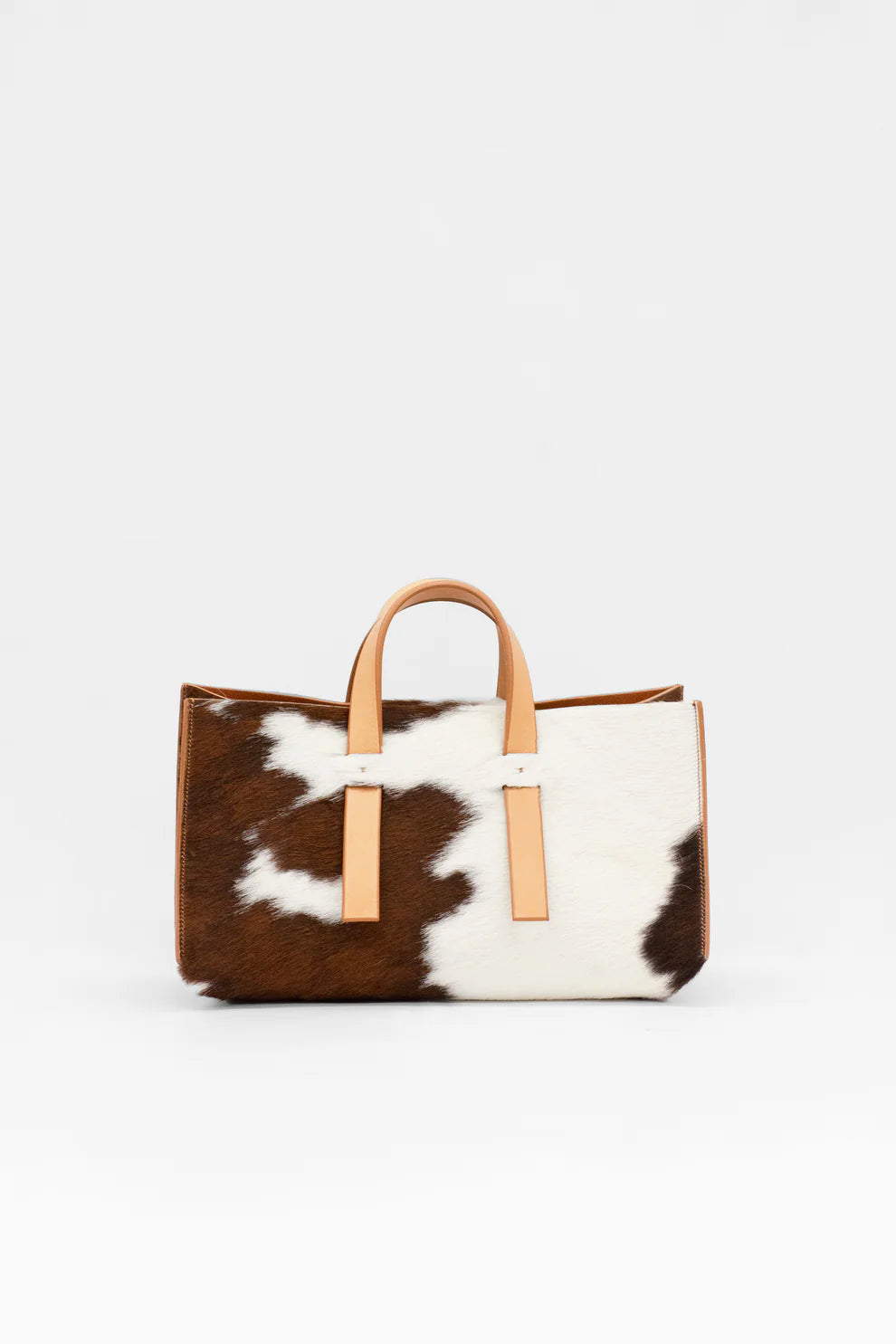DoppioCubo Midi Handbag in Natural Cowhide by Arrhe Studio-Arrhe Studio-Idlewild-Cincinnati