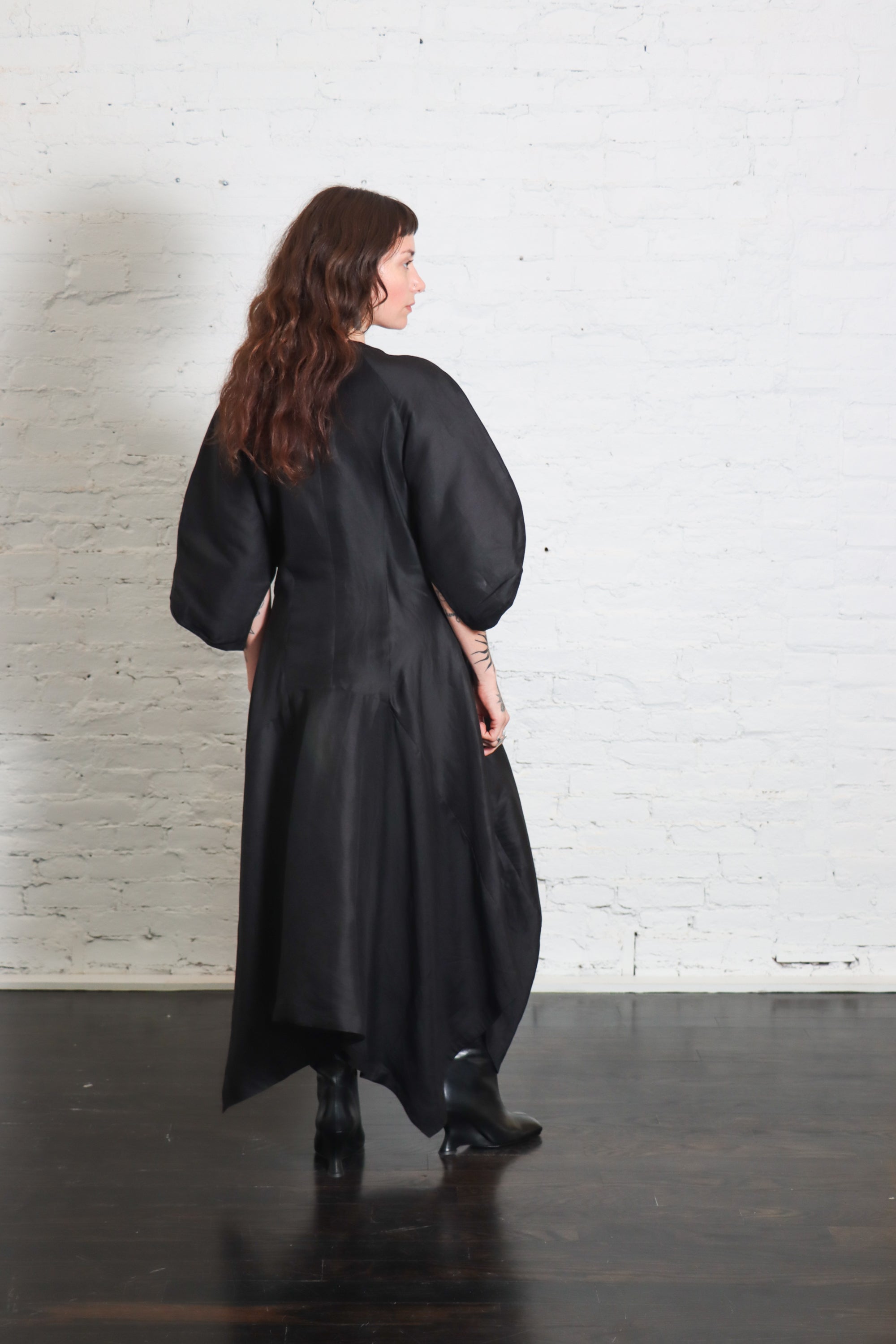 Double Bass Dress in Black by Henrik Vibskov-Dresses-Henrik Vibskov-Idlewild