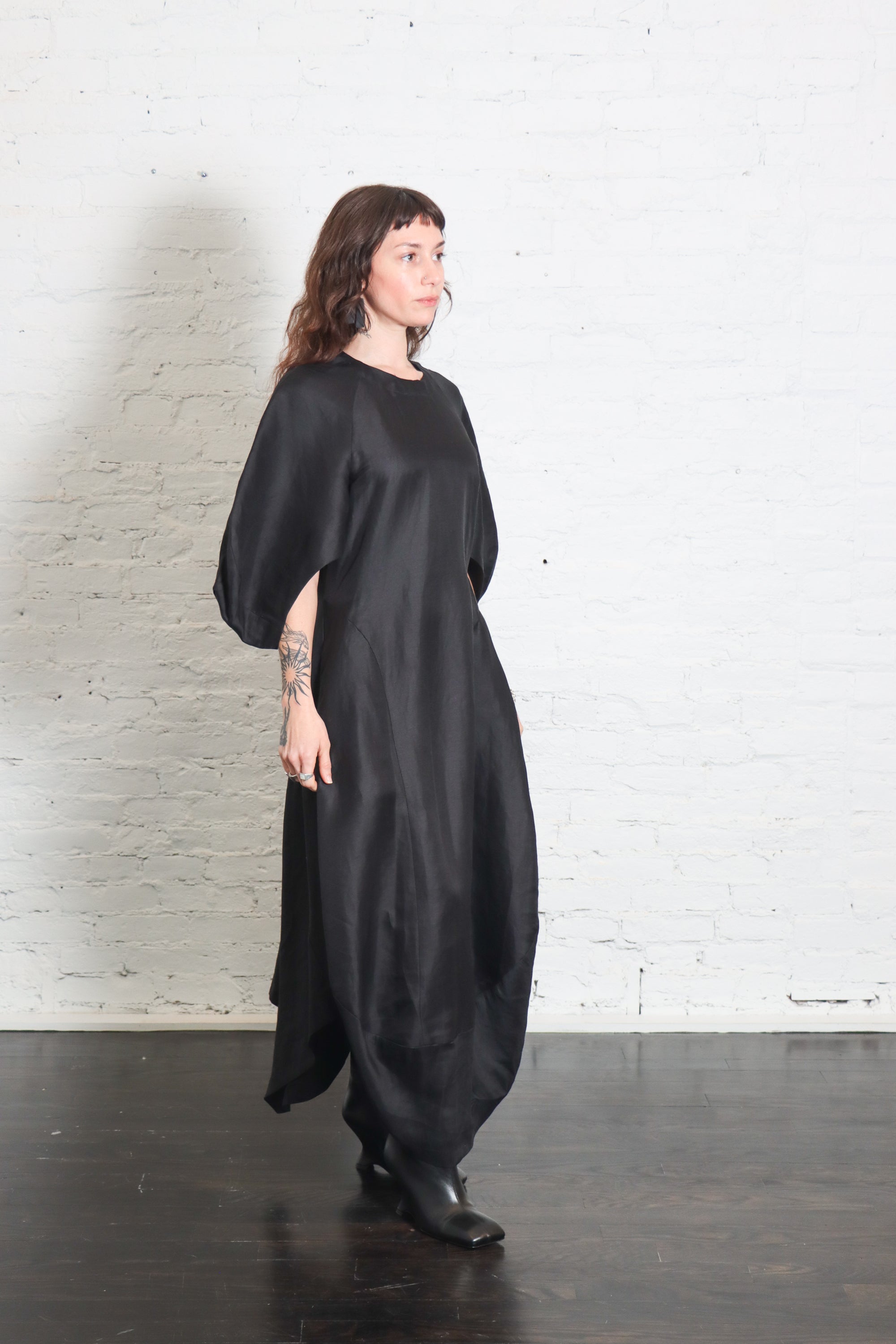Double Bass Dress in Black by Henrik Vibskov-Dresses-Henrik Vibskov-Idlewild
