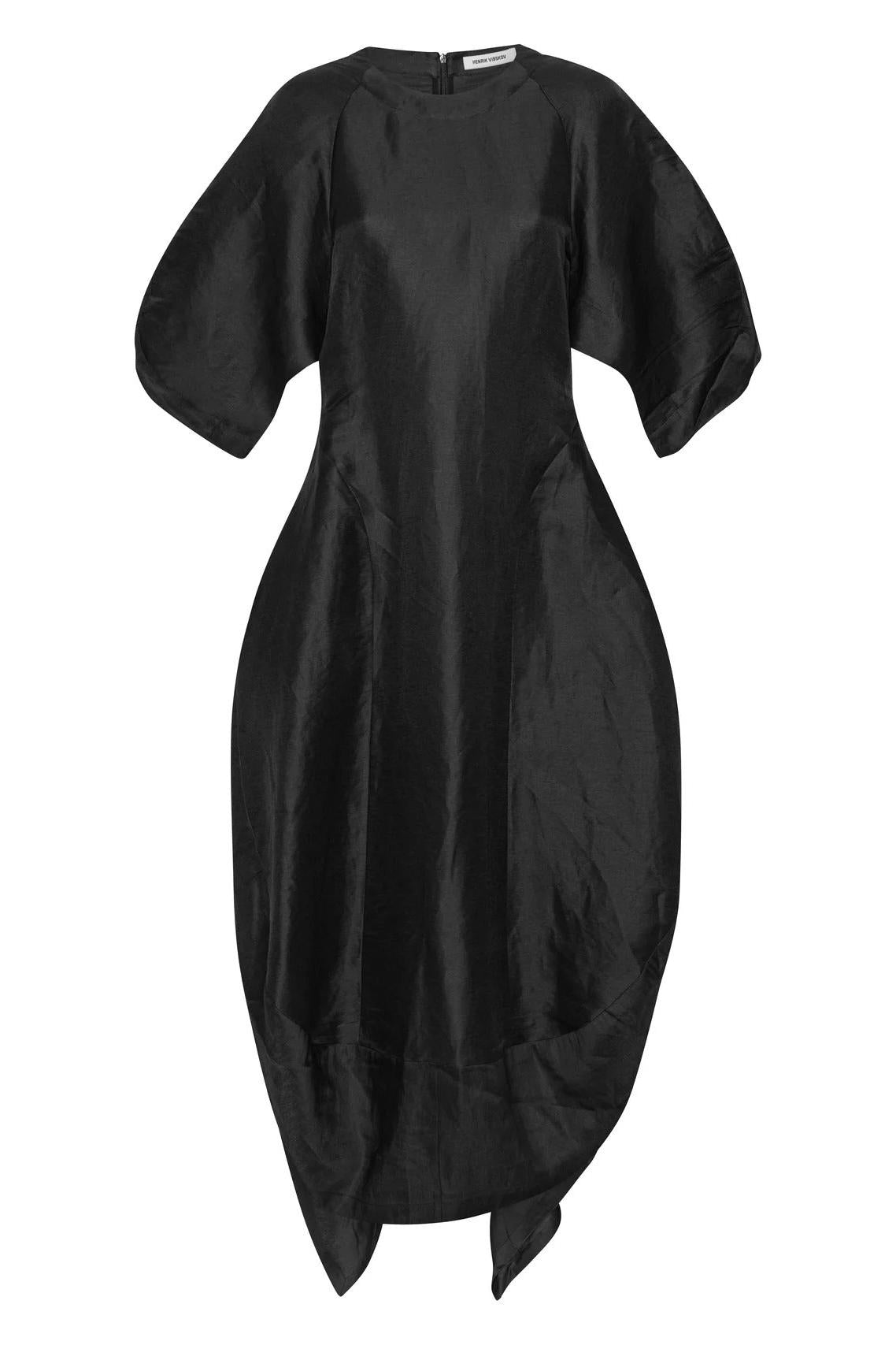 Double Bass Dress in Black by Henrik Vibskov-Henrik Vibskov-Idlewild