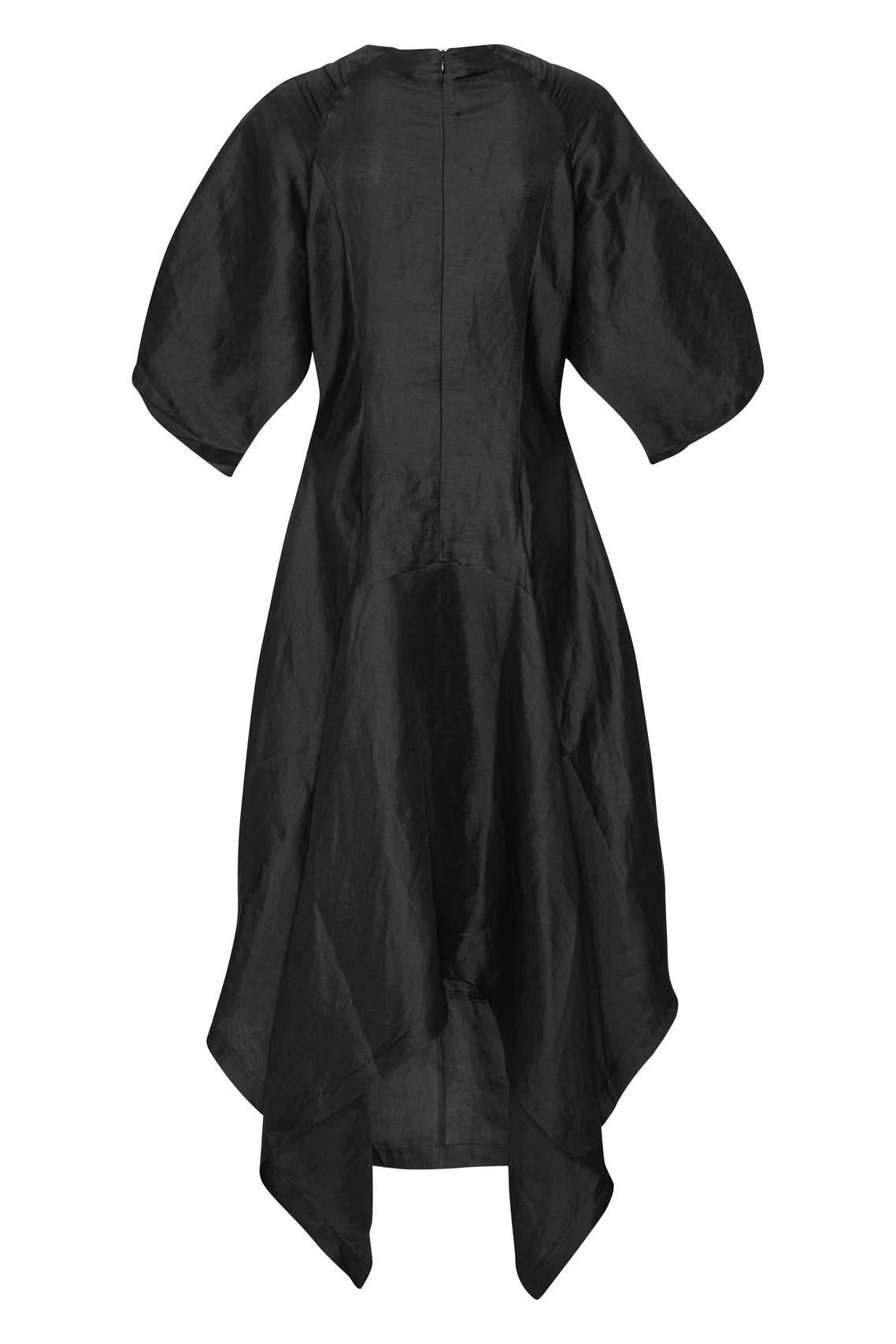 Double Bass Dress in Black by Henrik Vibskov-Henrik Vibskov-Idlewild