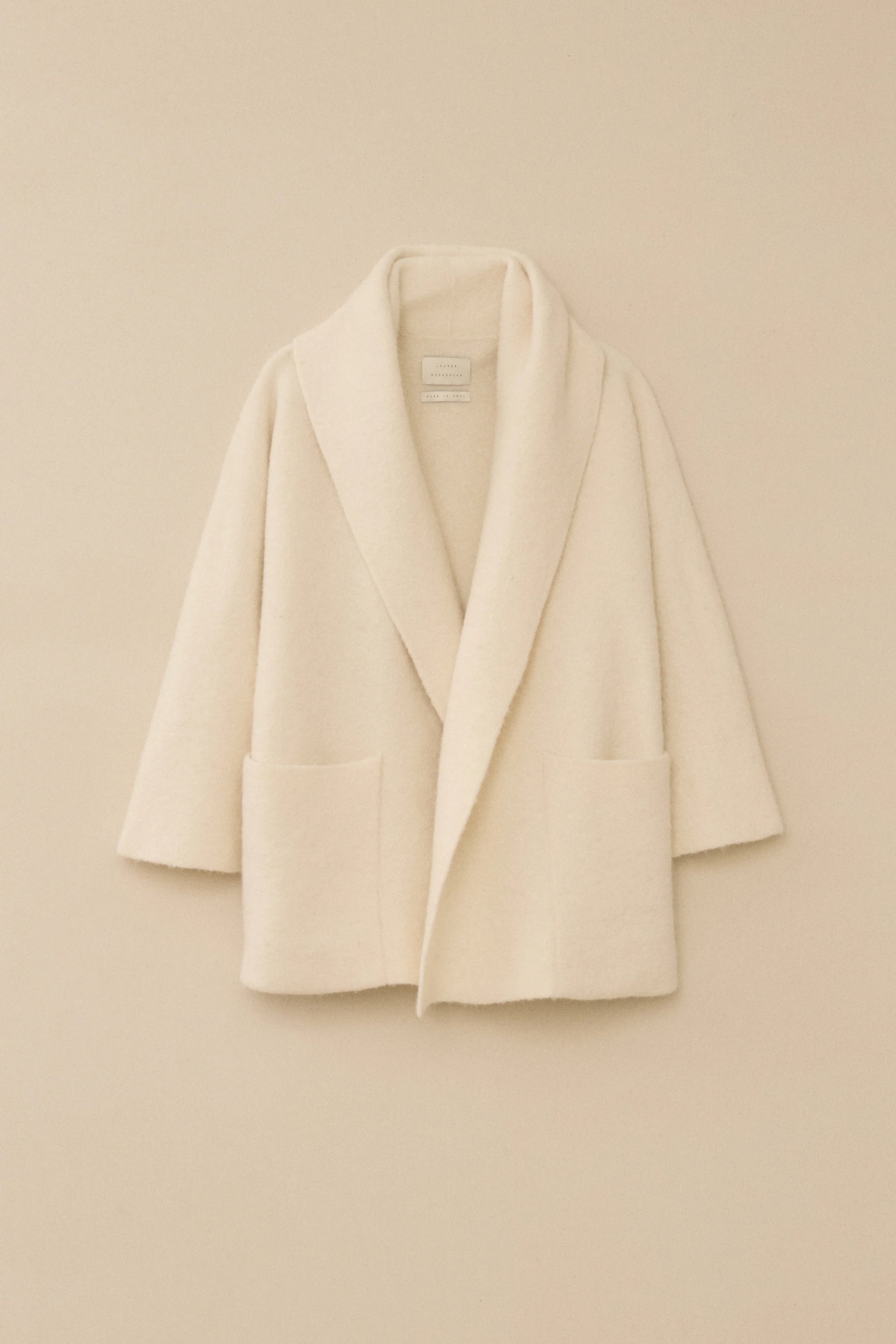 Double Face Coat in Raw White by Lauren Manoogian-Lauren Manoogian-Idlewild-Cincinnati