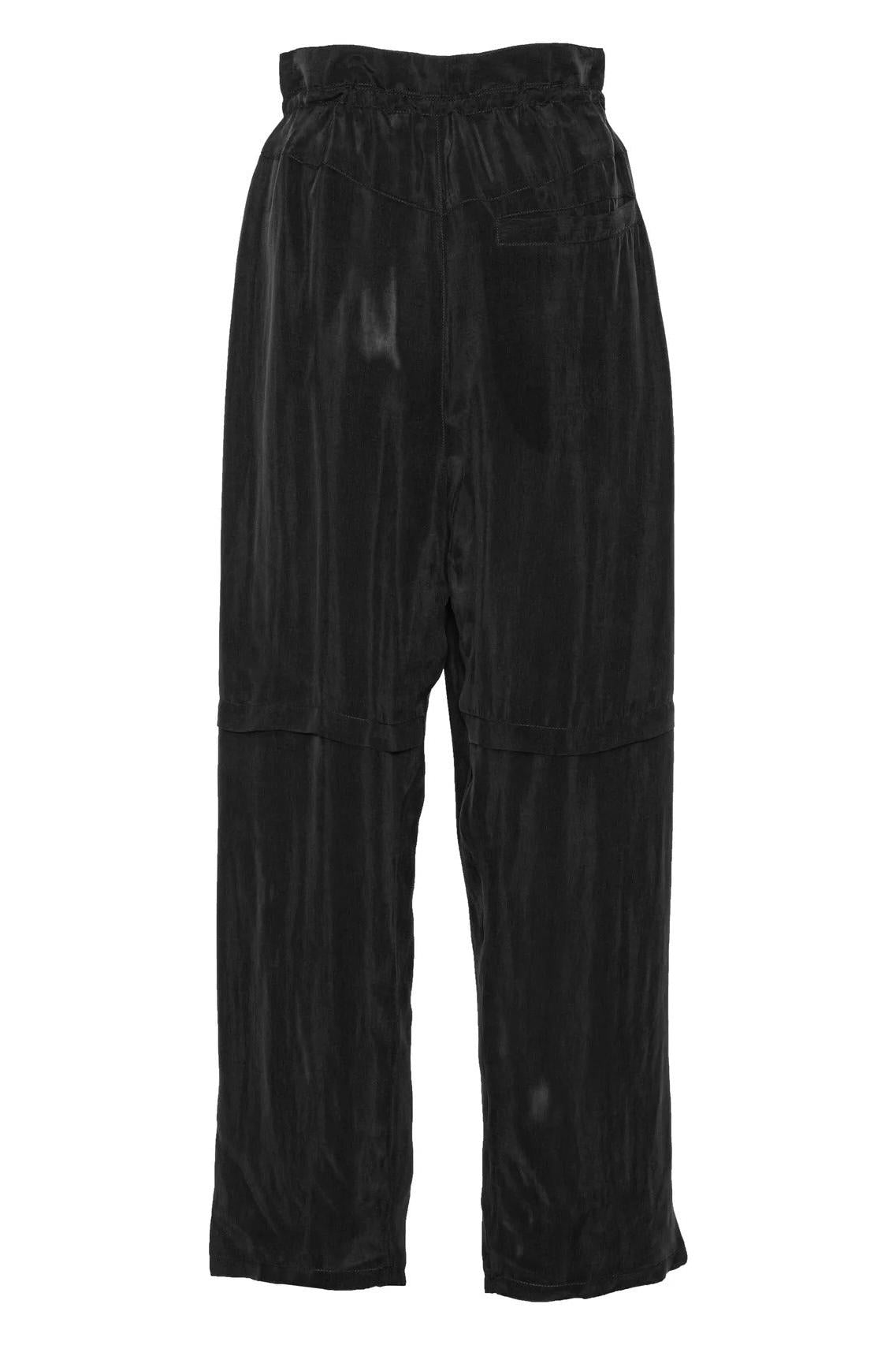 Drawstring Pants in Black by Henrik Vibskov-Bottoms-Henrik Vibskov-Idlewild