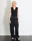 Drawstring Pants in Black by Henrik Vibskov-Henrik Vibskov-Idlewild-Cincinnati