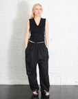Drawstring Pants in Black by Henrik Vibskov-Henrik Vibskov-Idlewild-Cincinnati