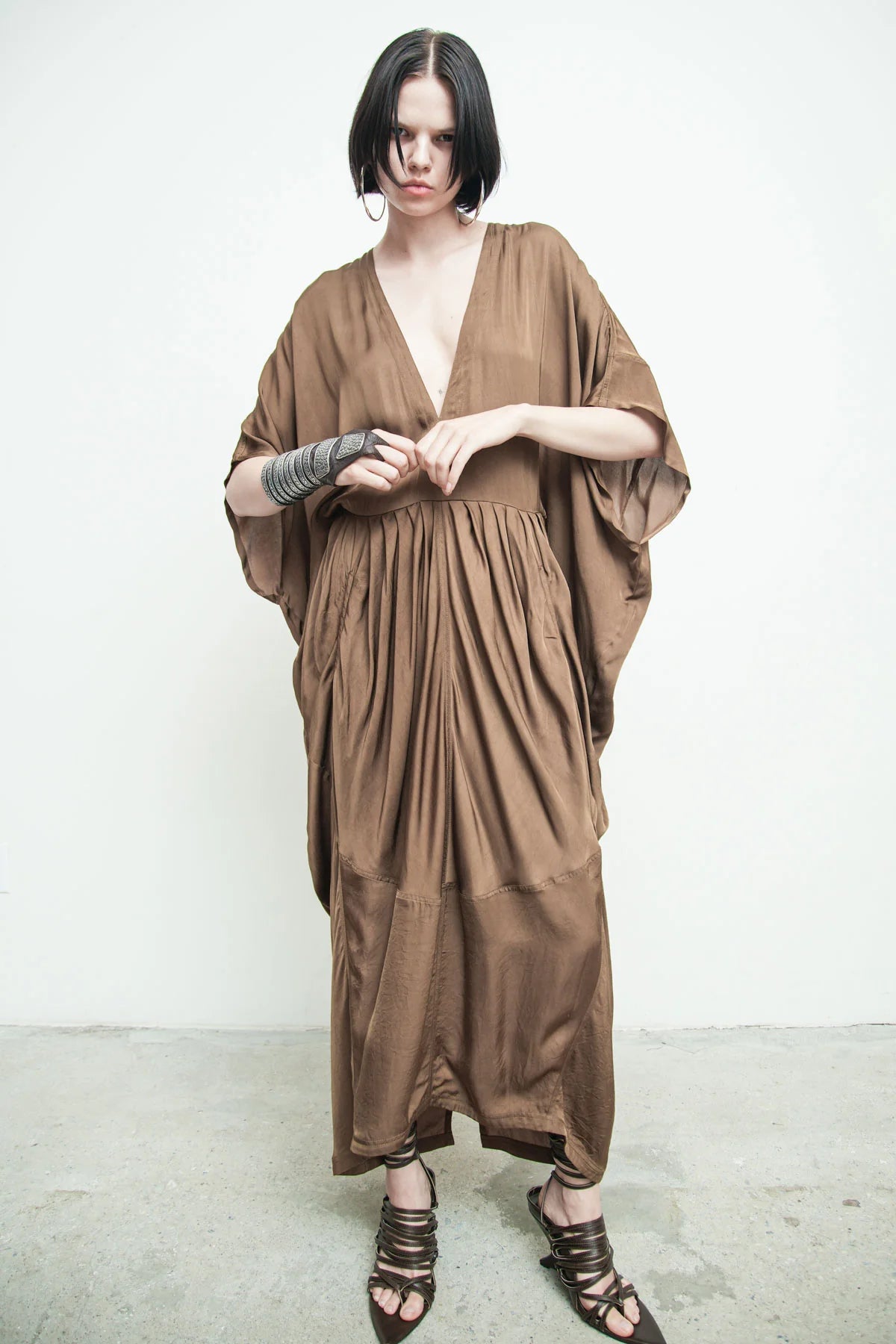 nicholas dress Simone Cowl Neck Dress