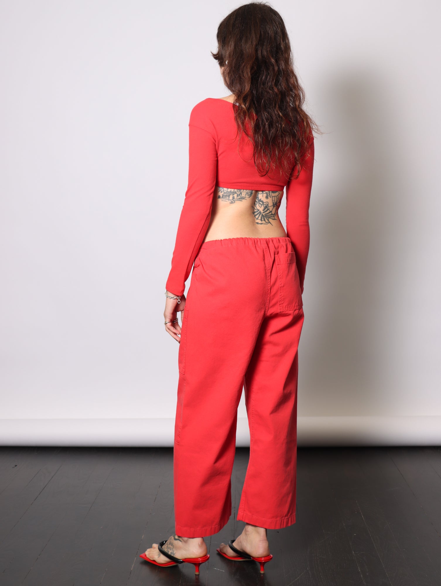 El Tigre Chiquito Crop Top in Tomate by GIL RODRIGUEZ-GIL RODRIGUEZ-Idlewild-Cincinnati