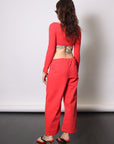 El Tigre Chiquito Crop Top in Tomate by GIL RODRIGUEZ-GIL RODRIGUEZ-Idlewild-Cincinnati