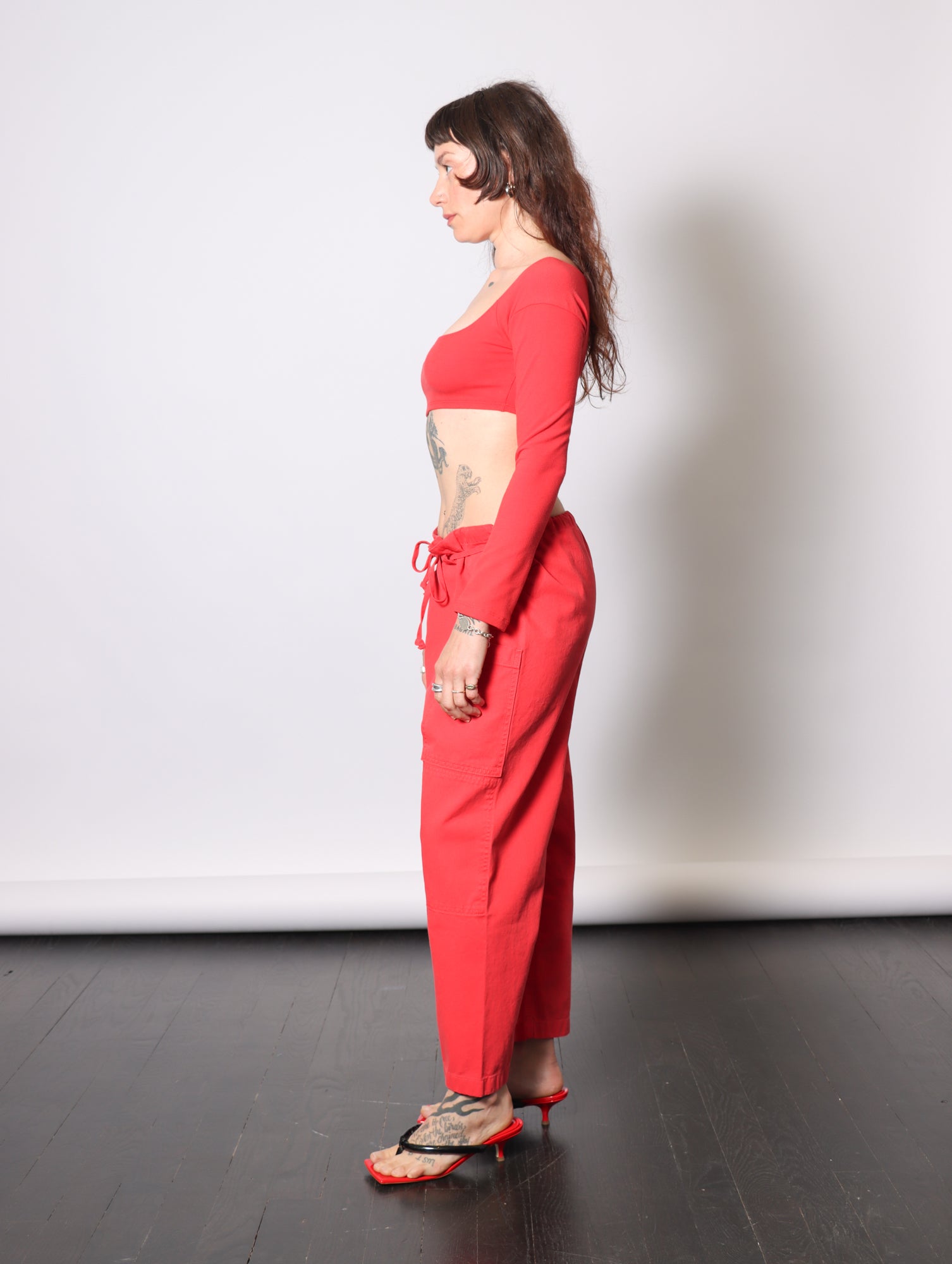 El Tigre Chiquito Crop Top in Tomate by GIL RODRIGUEZ-GIL RODRIGUEZ-Idlewild-Cincinnati