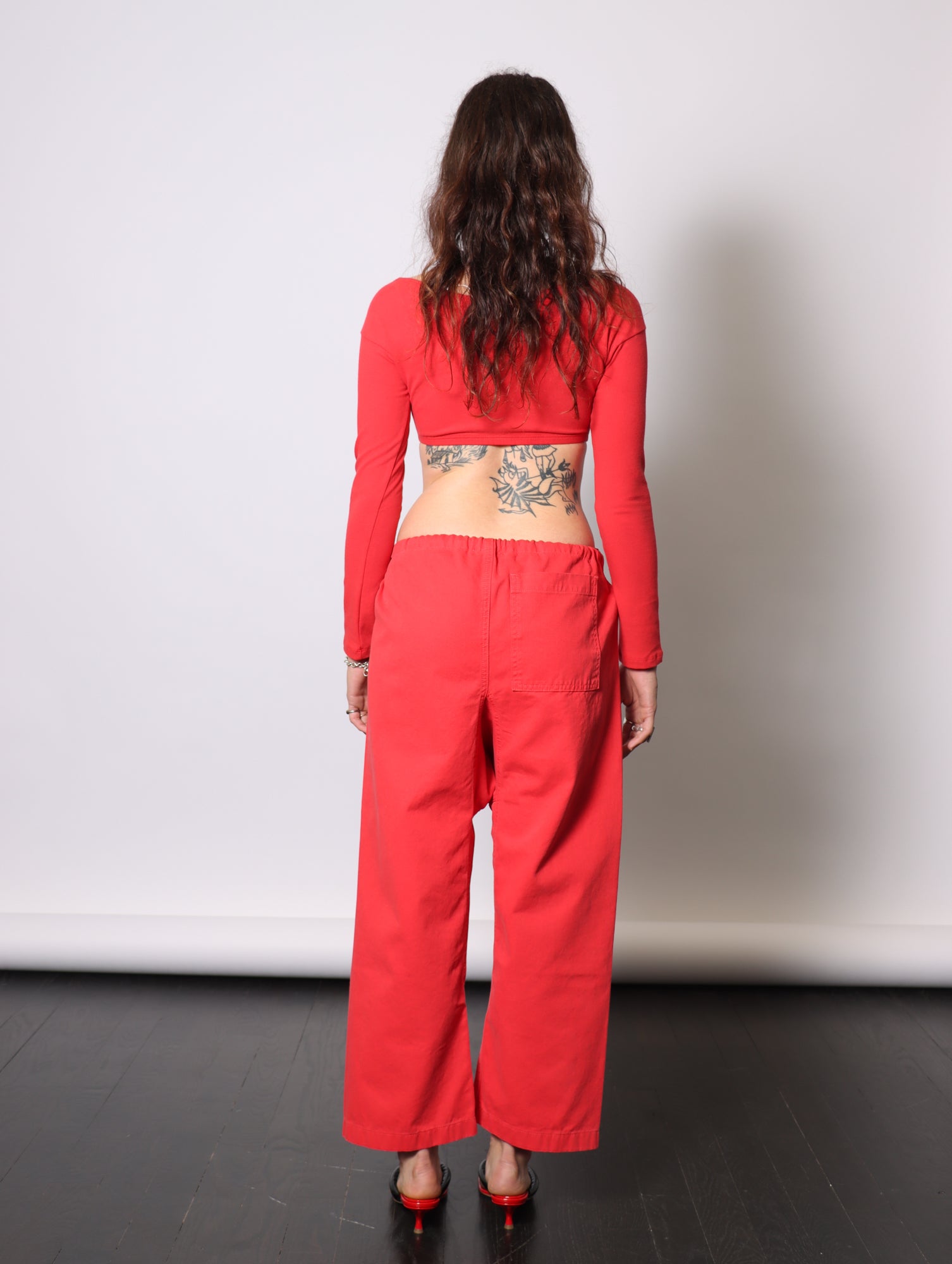 El Tigre Chiquito Crop Top in Tomate by GIL RODRIGUEZ-GIL RODRIGUEZ-Idlewild-Cincinnati