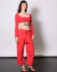 El Tigre Chiquito Crop Top in Tomate by GIL RODRIGUEZ-GIL RODRIGUEZ-Idlewild-Cincinnati