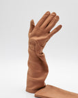 Elbow Lambskin Silk Lined Gloves in Camel by Gloves Forino 1899-Gloves Forino 1899-Idlewild-Cincinnati