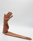 Elbow Lambskin Silk Lined Gloves in Camel by Gloves Forino 1899-Gloves Forino 1899-Idlewild-Cincinnati