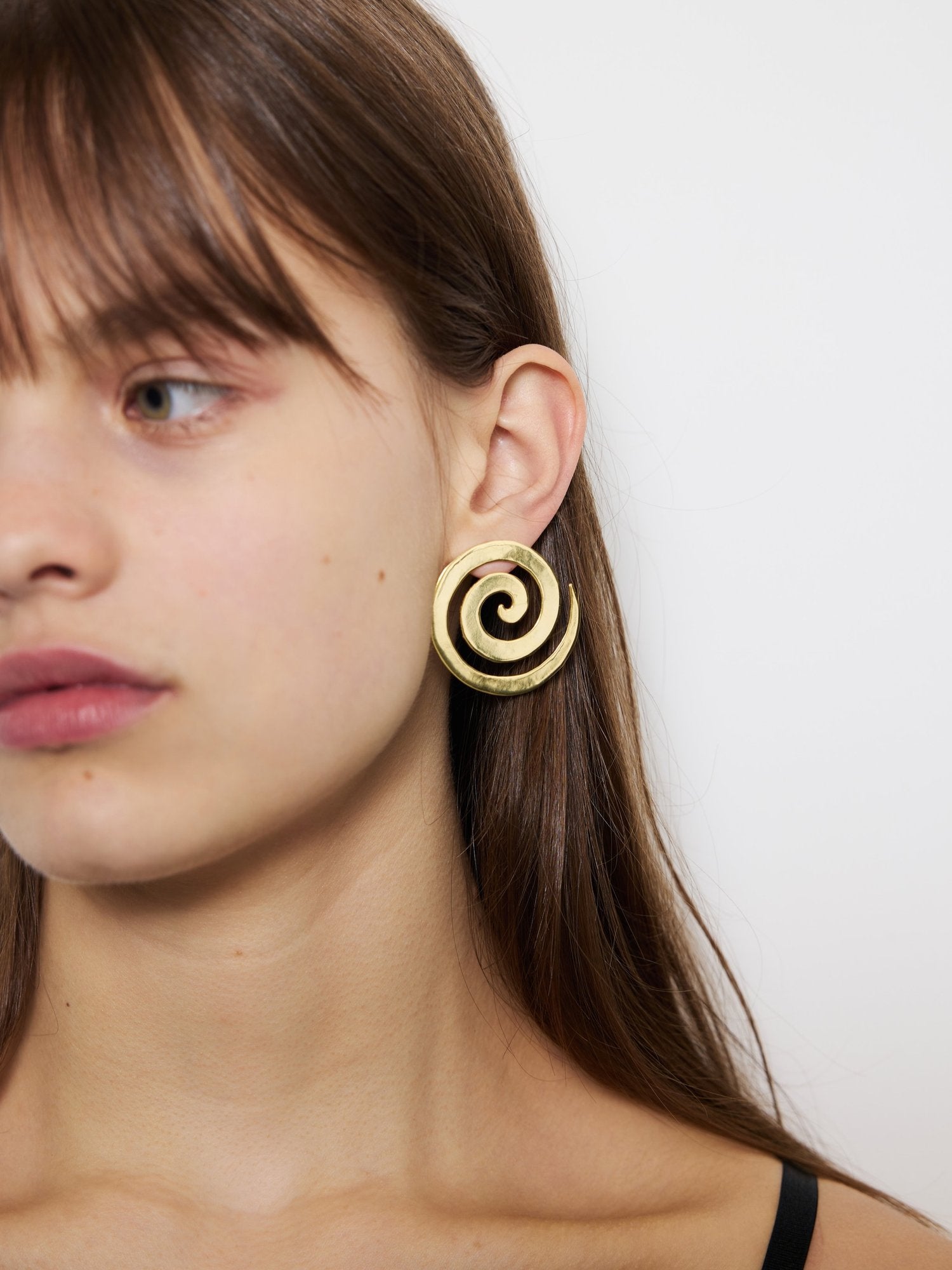 Elena Spiral Earrings in Gold by Eyland-Jewelry-Eyland-Idlewild