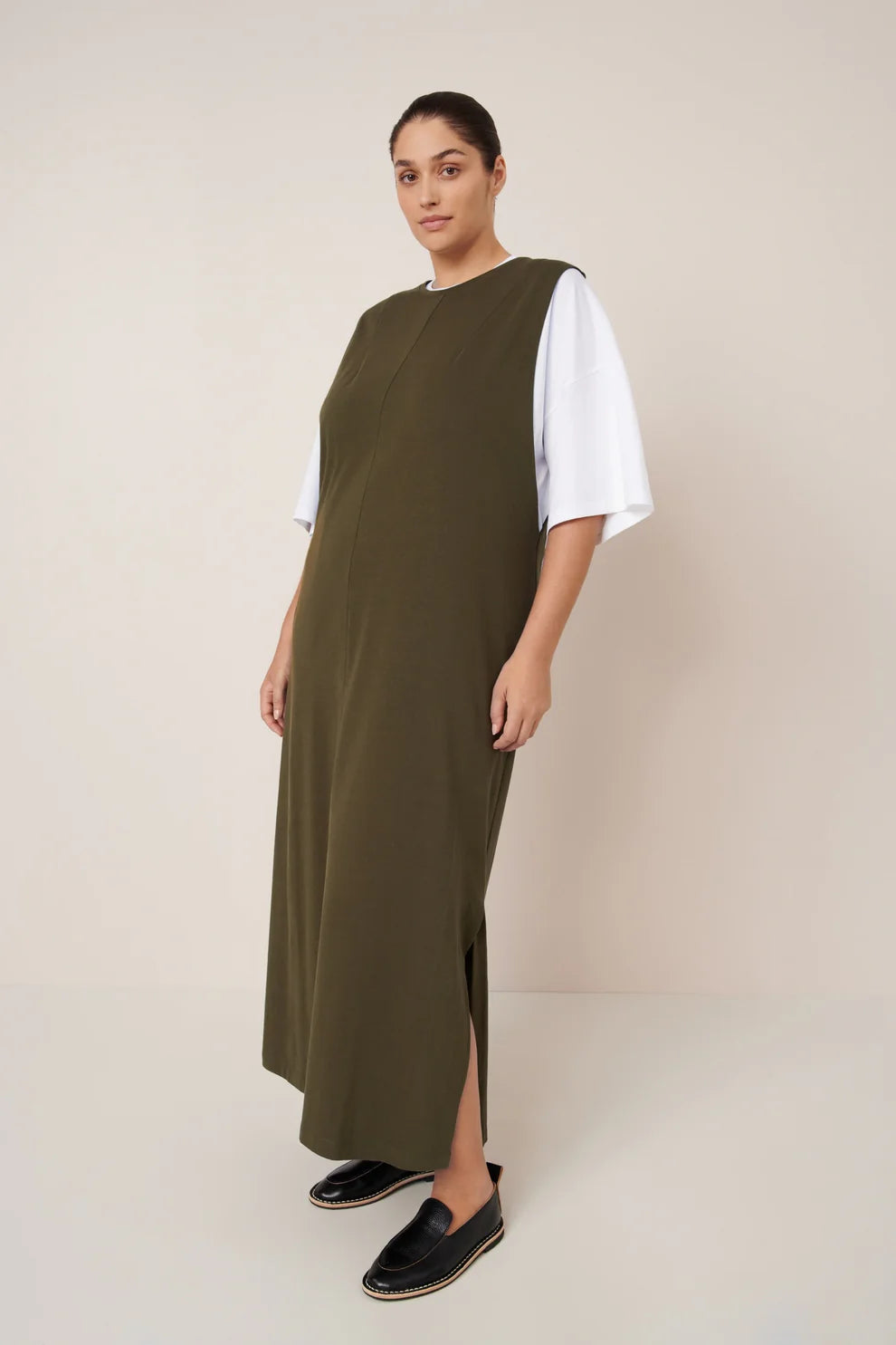 Elm Dress in Ivy by Kowtow-Kowtow-Idlewild-Cincinnati