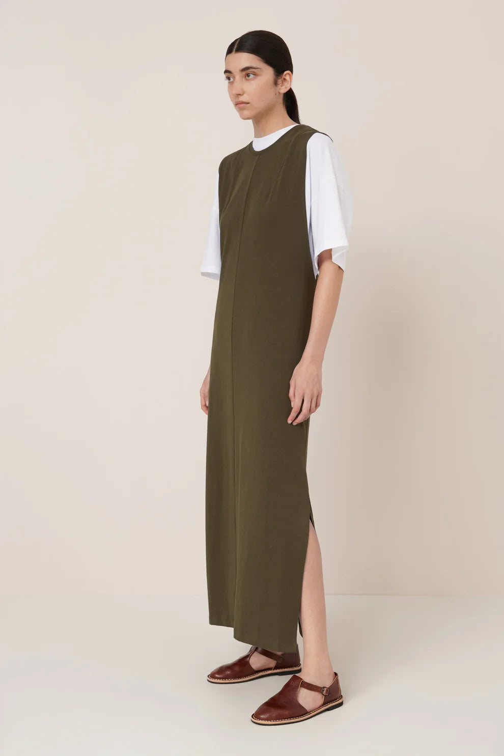 Elm Dress in Ivy by Kowtow-Kowtow-Idlewild-Cincinnati