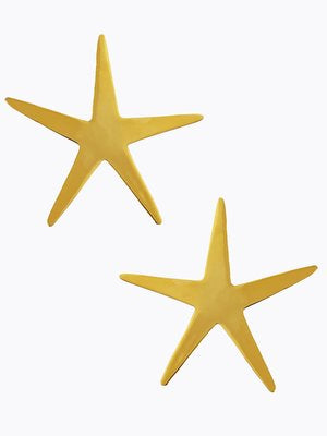 Esther Star Earrings in Gold by Eyland-Jewelry-Eyland-Idlewild