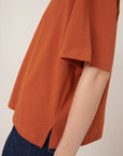 Everyday Tee in Clay Red by Kowtow-Tops-Kowtow-Idlewild