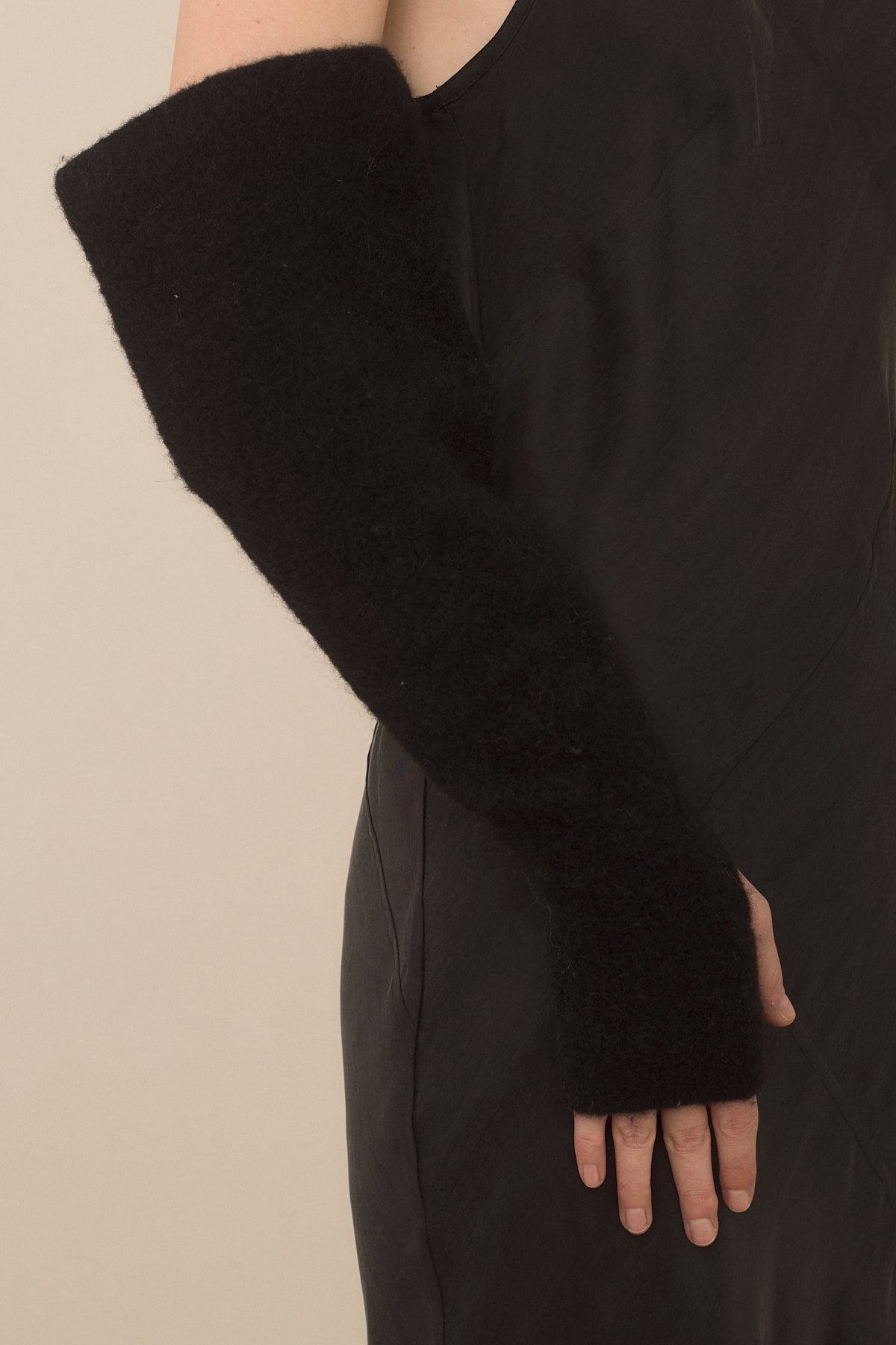 Felt Fingerless Gloves in Black by Lauren Manoogian-Lauren Manoogian-Idlewild-Cincinnati