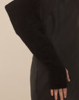 Felt Fingerless Gloves in Black by Lauren Manoogian-Lauren Manoogian-Idlewild-Cincinnati