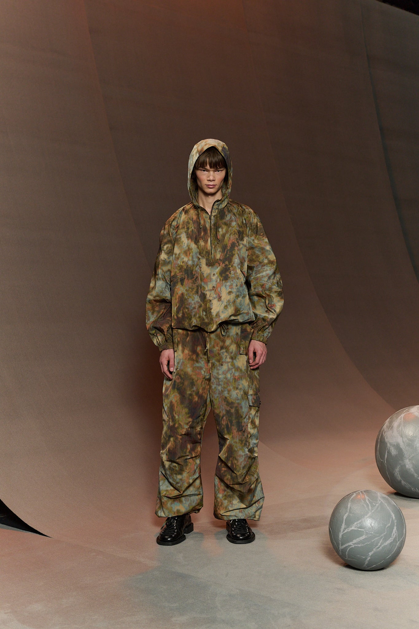 Field Pants in Camouflage by Henrik Vibskov-Bottoms-Henrik Vibskov-Idlewild